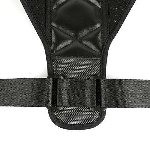 SADDPA SADDPA DSMYYXGS Bodywellness Posture Corrector Adjustable Useful Back Shoulder Straighten Black Support Brace Belt Unisex Adult (Color : Black)