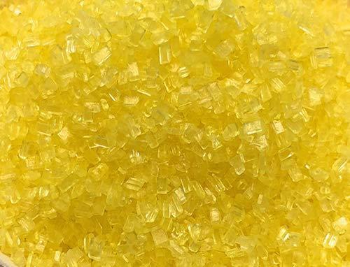 Ultimate Baker Ultimate Baker Yellow Decorating Sugar - Naturally Colored Large Crystal Decorating Sugar, Cakes, Cupcakes, Ice Cream Topping, Baking (1lb Bag Yellow Sugar)