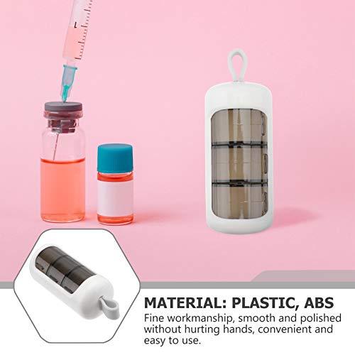 Alipis Alipis 3 Pcs Pill Storage Box Creative Pill Holder Plastic Container Purse Pill Case Purse Holder Mini Pill Organizer Storage Case Travel Tablet Plastic Abs White Medicine Chest