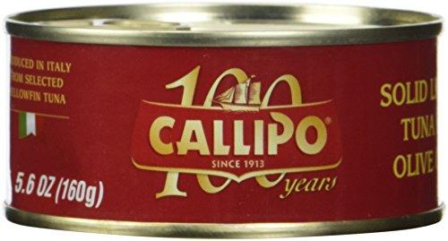 Callipo Italian Canned Tuna in Olive Oil Callipo 5.6 Oz (Pack of 4)
