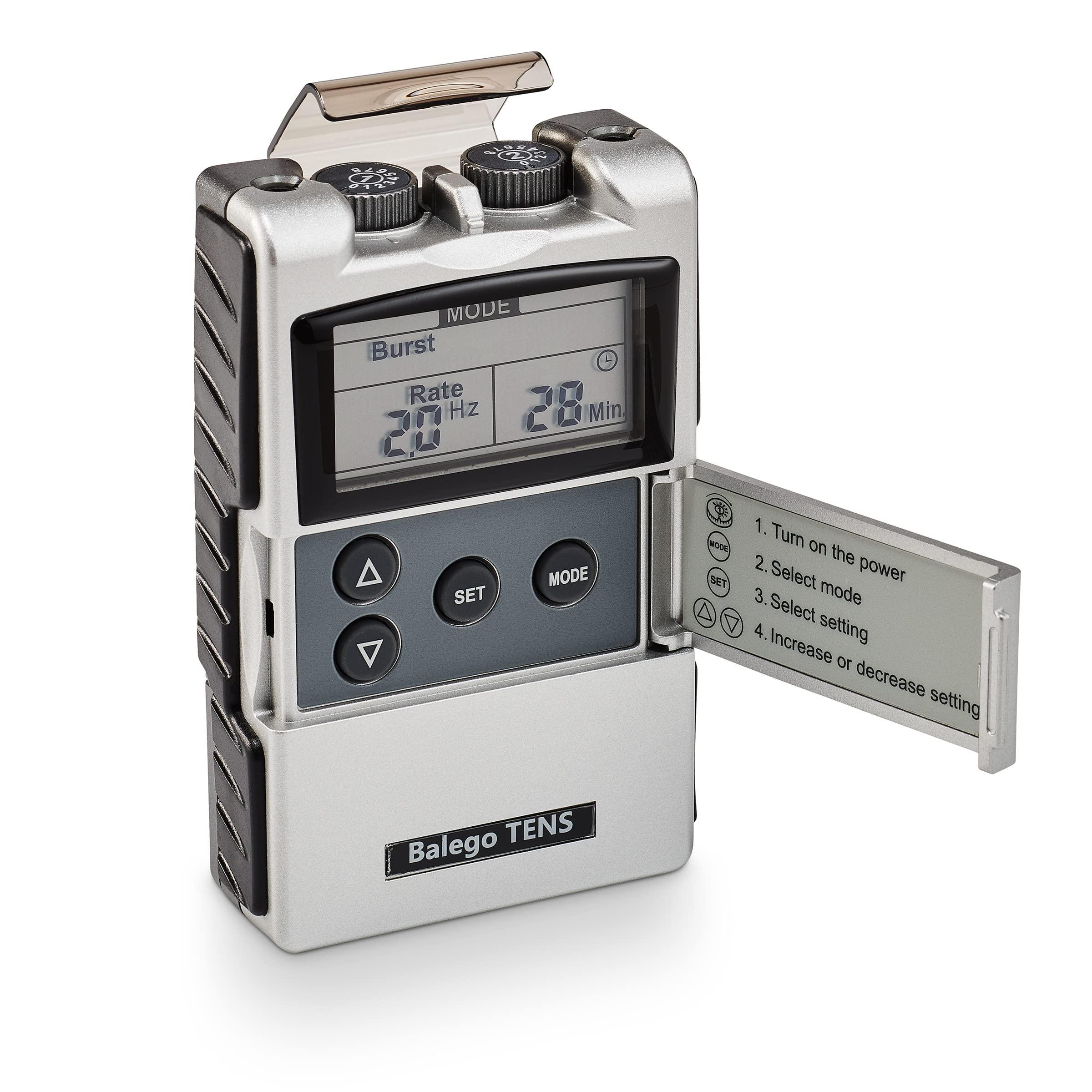 Balego Balego TENS 2nd Edition with Accessories, Most Powerful Unit (OTC)