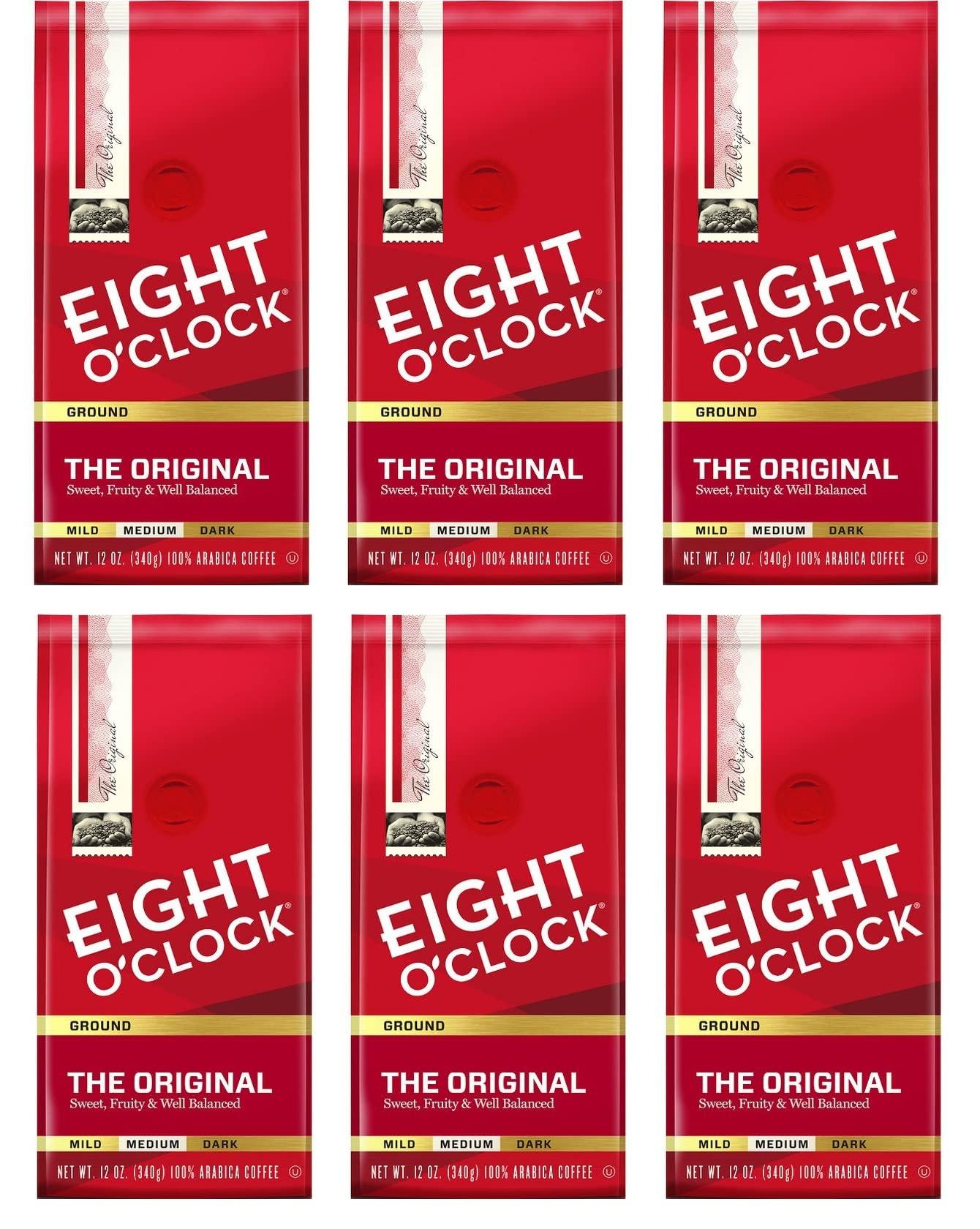 Eight O'Clock Coffee Eight O'clock Coffee Original Ground, 12 OZ (Pack of 6)