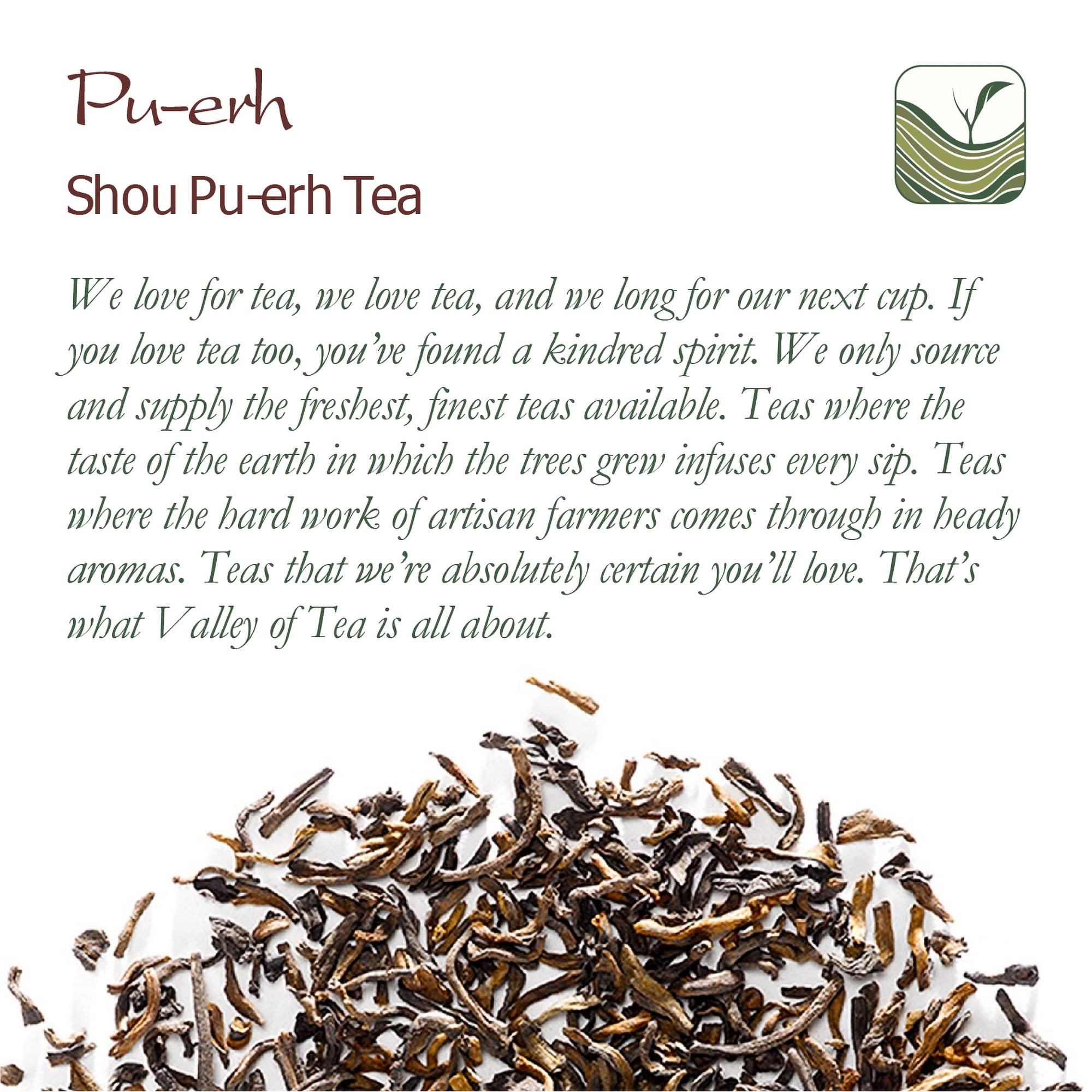 Valley of Tea Pu erh Tea Yunnan China - Aged 9 Years - Pu Er Or Pu-erh Red Tea - Ripend Puh Er - Puer Fermented Tea Pu erh Tea Pu'erh Puh Er Tea Erh Tea Pu Era Tea Pureh Tea Pu Erh Tea Aged Puerh Tea 50g