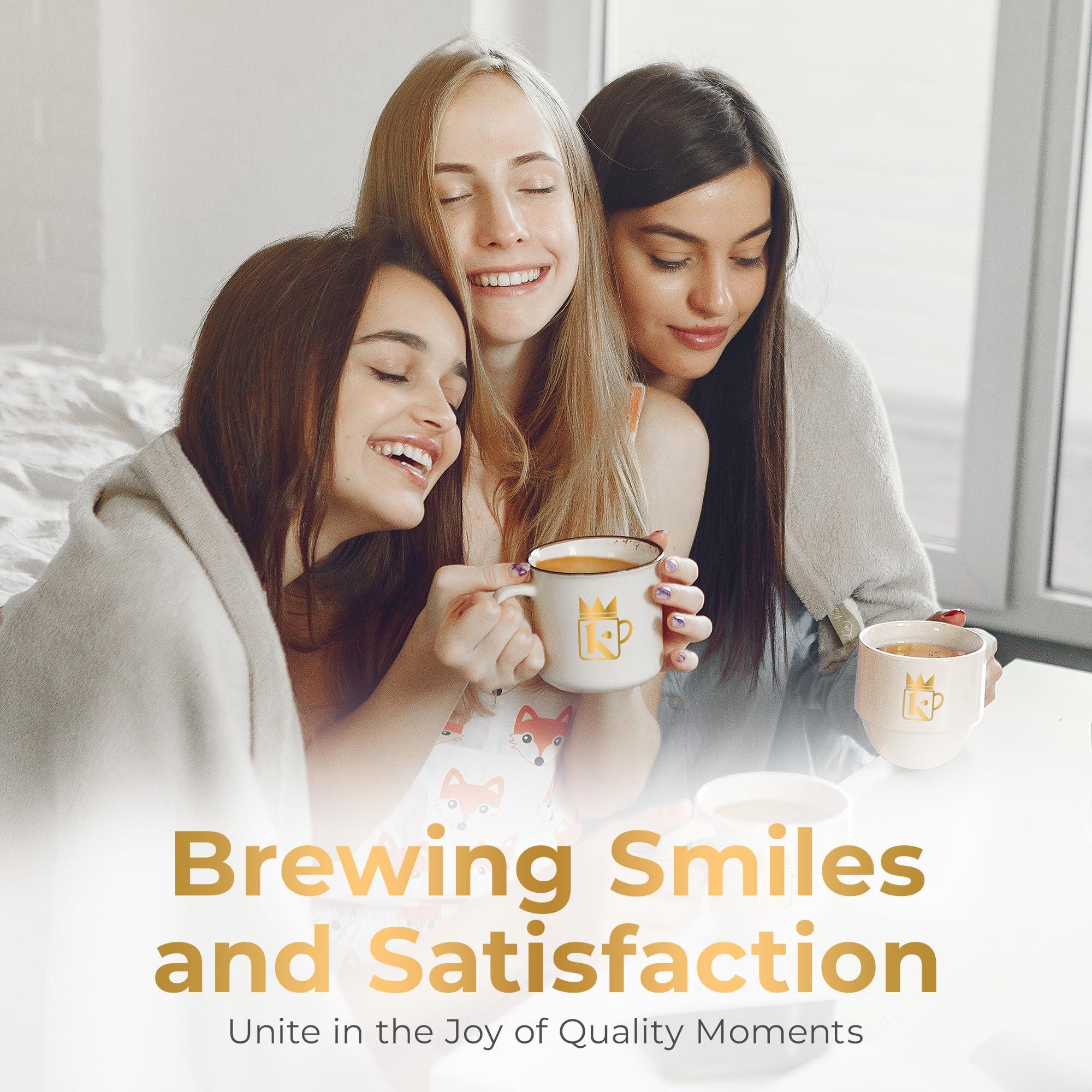 K KING'S COFFEE Kings Coffee - Espresso Coffee, Low Acid Coffee, Whole Bean Coffee, A Signature Blend of Colombian, Honduran, & Ethiopian Coffee, Medium Dark Roast, Non-GMO, Fair Trade, 1 lb