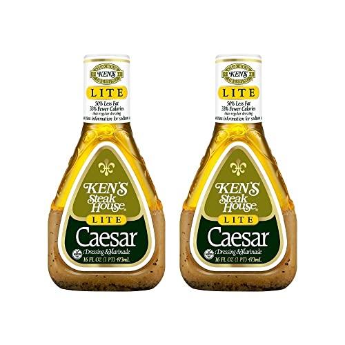 Ken's Steak House Ken's Steak House Lite Ceasar Dressing (16 Fl Oz (Pack of 2))