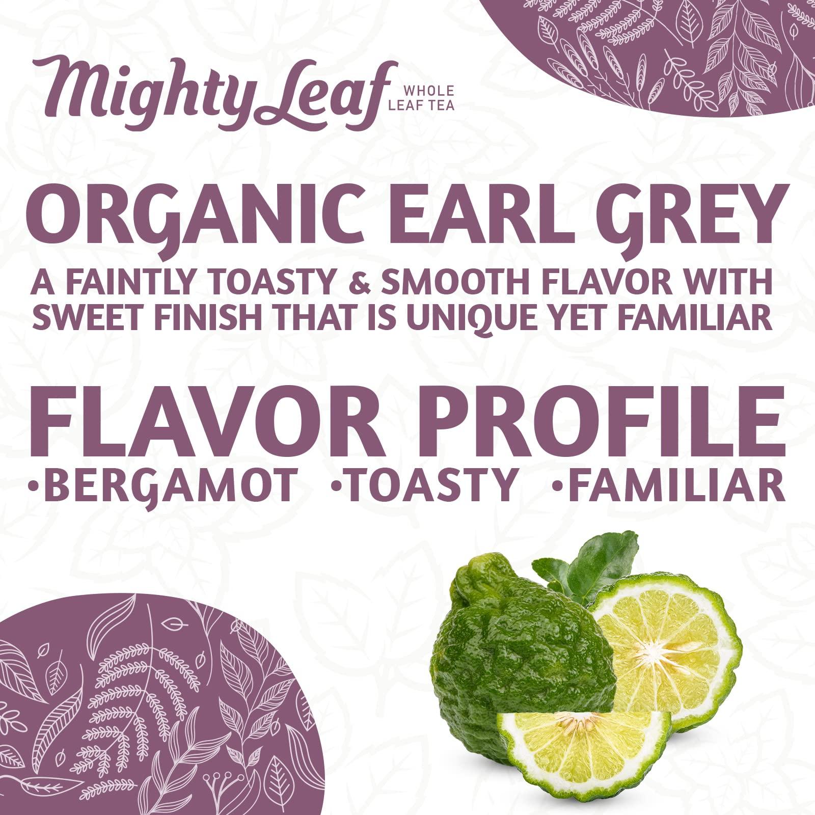Mighty Leaf Mighty Leaf Organic Earl Grey Tea, 100 Tea Pouches