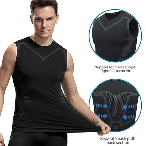 Beercaar Energxcel Ionic Shaping Vest, Buhooh 2023 New Version Ionic Shaping Vest, Comfortable and Breathable (White, L)