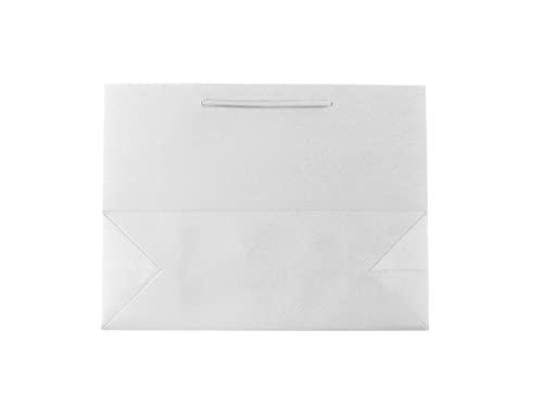 Bang Tidy Clothing 21st Birthday Gift Bags - White Paper with Rope Handles - Eco Friendly Medium Gift Bag - Looks Great - Pink