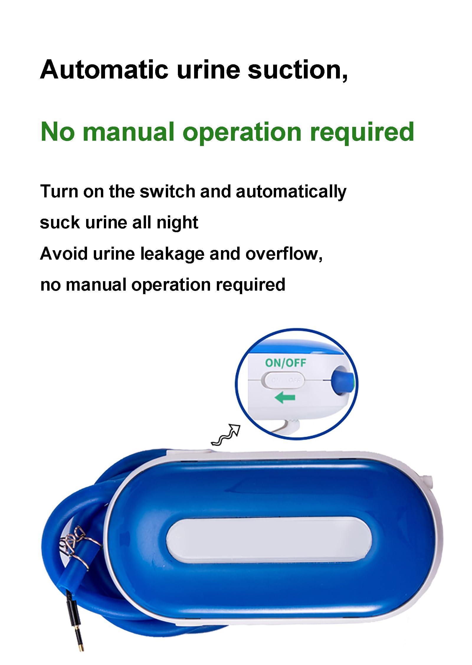 HZFAIGLL HZFAIGLL Intelligent Electric Urine Collector with 2000 ml Urinal, Automatic Sensing, Easy to Clean, Bed Rest Anti-Leakage Design, Immediately Absorb Urine