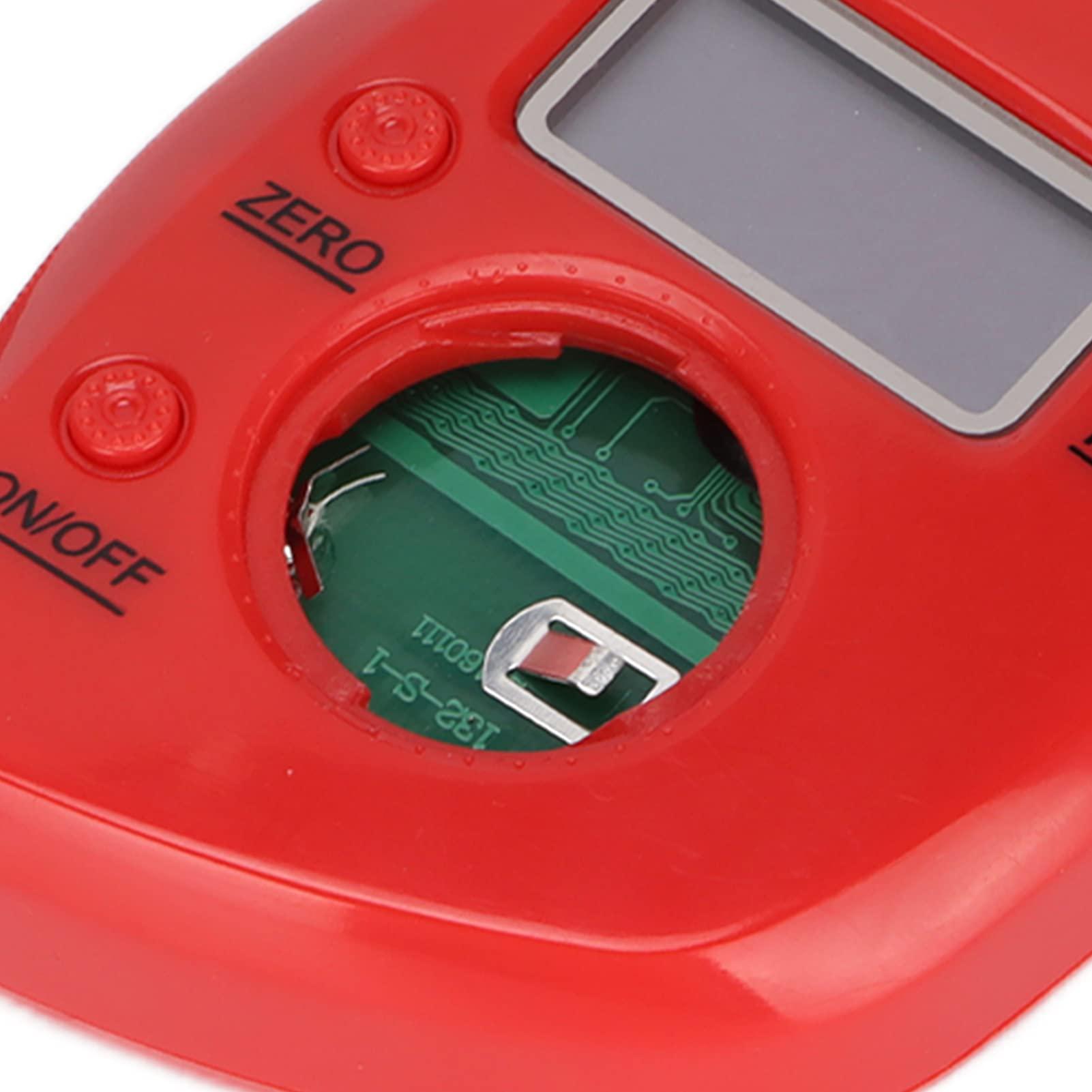 Shanrya Body Fat Caliper, Accu Measure Fat Calipers Subcutaneous Fat Calipers Body Fat Measurement Device Fat Calipers for Trainers for Fitness Enthusiasts(red)