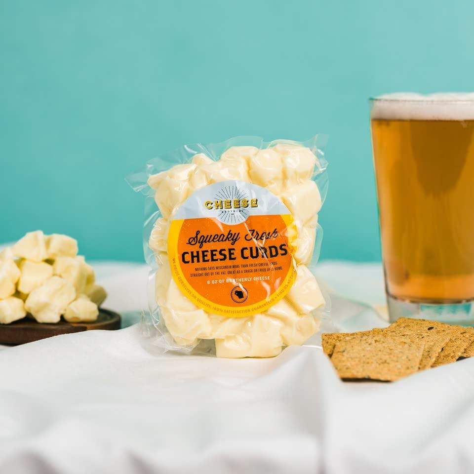 CHEESE BROTHERS INC Cheese Bros Squeaky Fresh Wisconsin CHEESE CURDS | 8 ounce bags | Gourmet Gift for Families… (8)