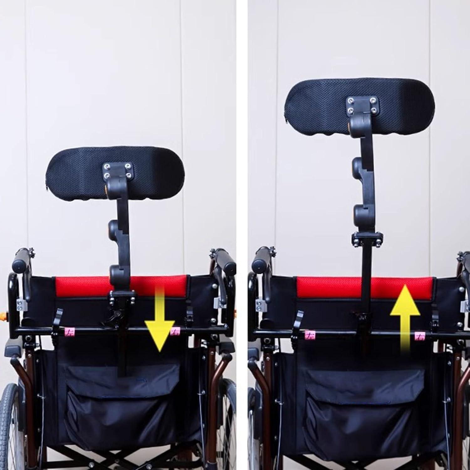 DKULMN DKULMN Wheelchair Headrest Backrest, Head Support Neck Pillow Adjustable Wheelchair Headrest Cushion, Wheelchair Neck Support Comfortable Seat Back Cushion