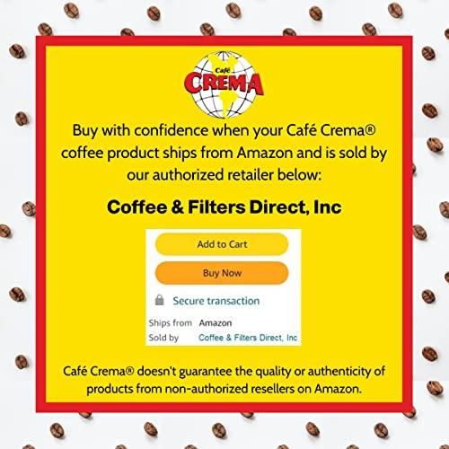 Cafe Crema Cafe Crema Ground Coffee from Puerto Rico, 8 ounce bag (Pack of 1)