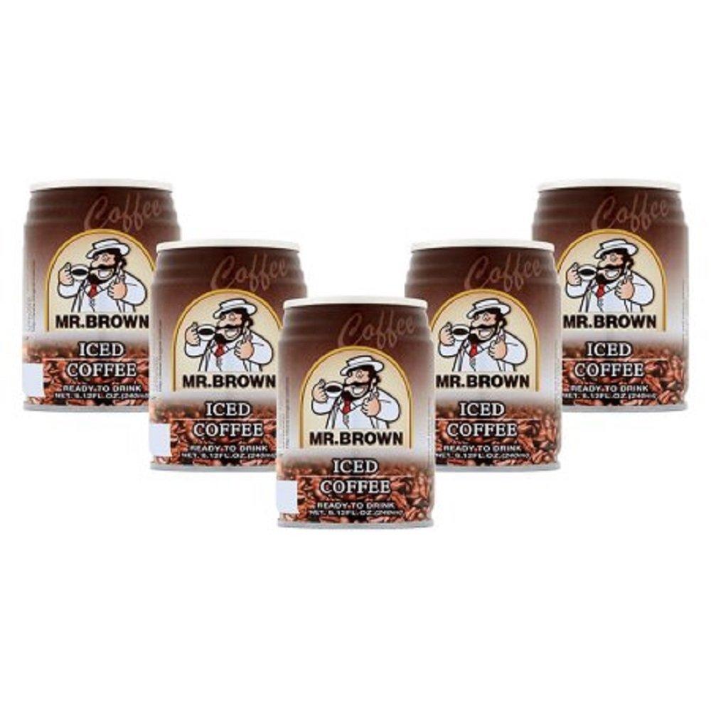 Mr. Brown Mr. Brown Iced Coffee, 8.12 Fl Oz (Pack of 5)