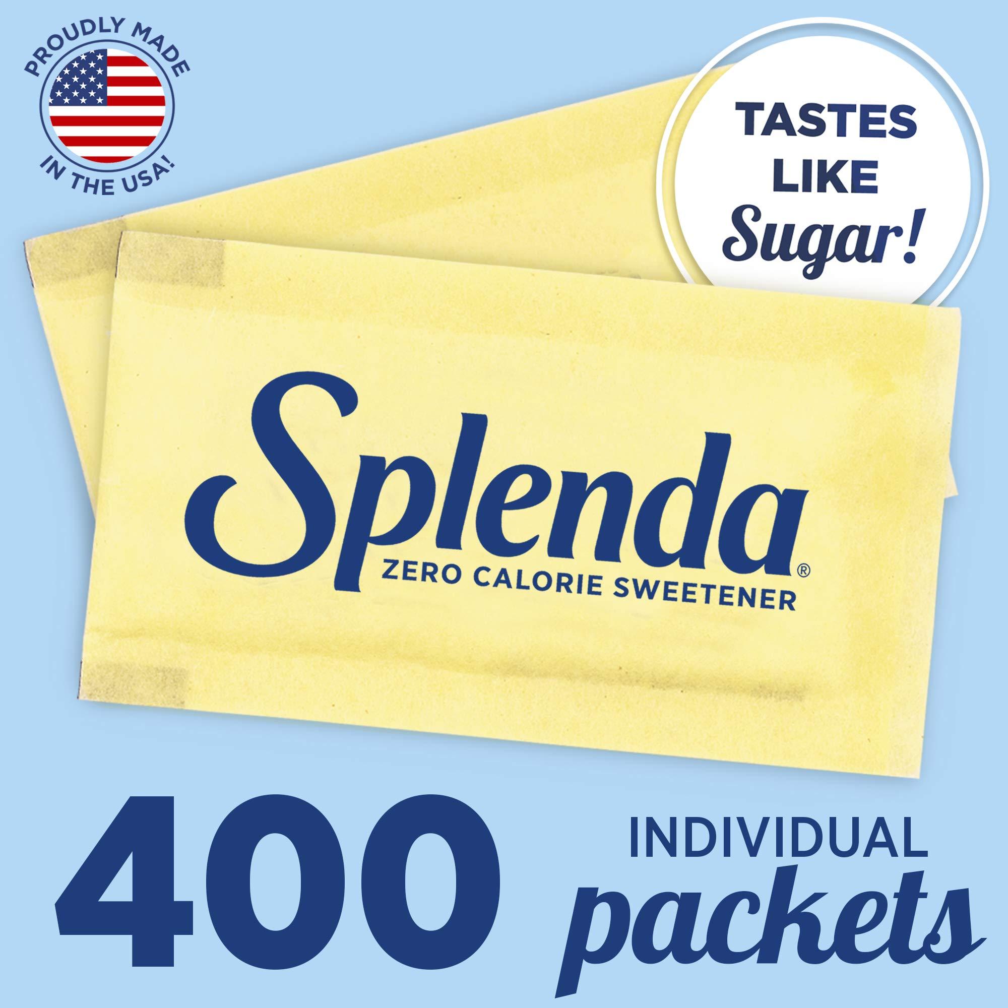 SPLENDA SPLENDA Zero Calorie Sweetener Packets Great For Sweetening Coffee, Tea, Fruit, and More (400 Individual Packets)