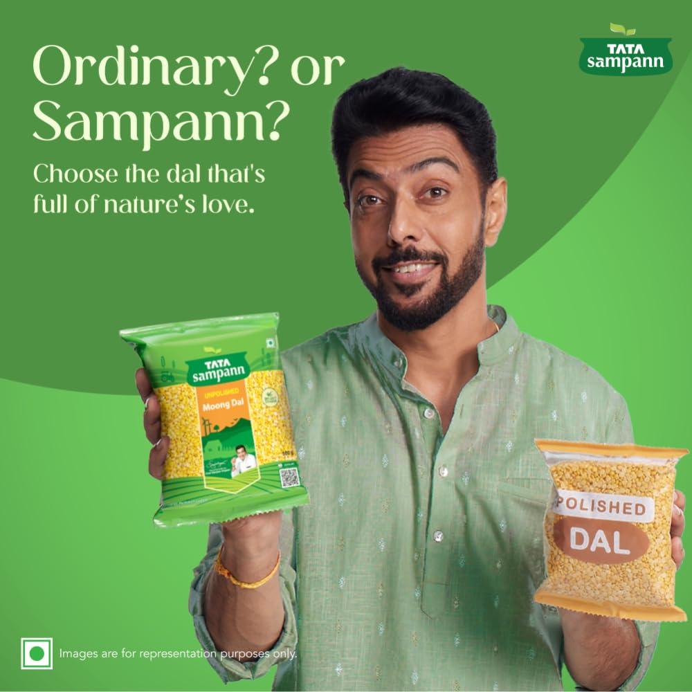 Tata Tata Sampann Moong Dal - Unpolished, 1kg