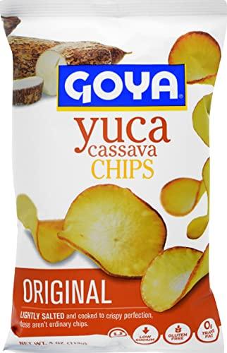 Goya Goya Foods Cassava Yuca Chips, 4 Ounce (Pack of 12)