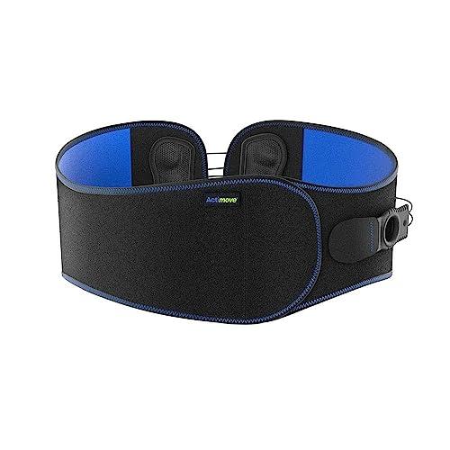 Actimove Actimove Sports Edition Back Brace for Men/ Women | Lumbar Supportwith Rigid Panel, Pressure Pads & Smart Easy-Closing-Pulley-System for Back Pain, Herniated Disc, Sciatica, Scoliosis | Black, X-Small/ Small