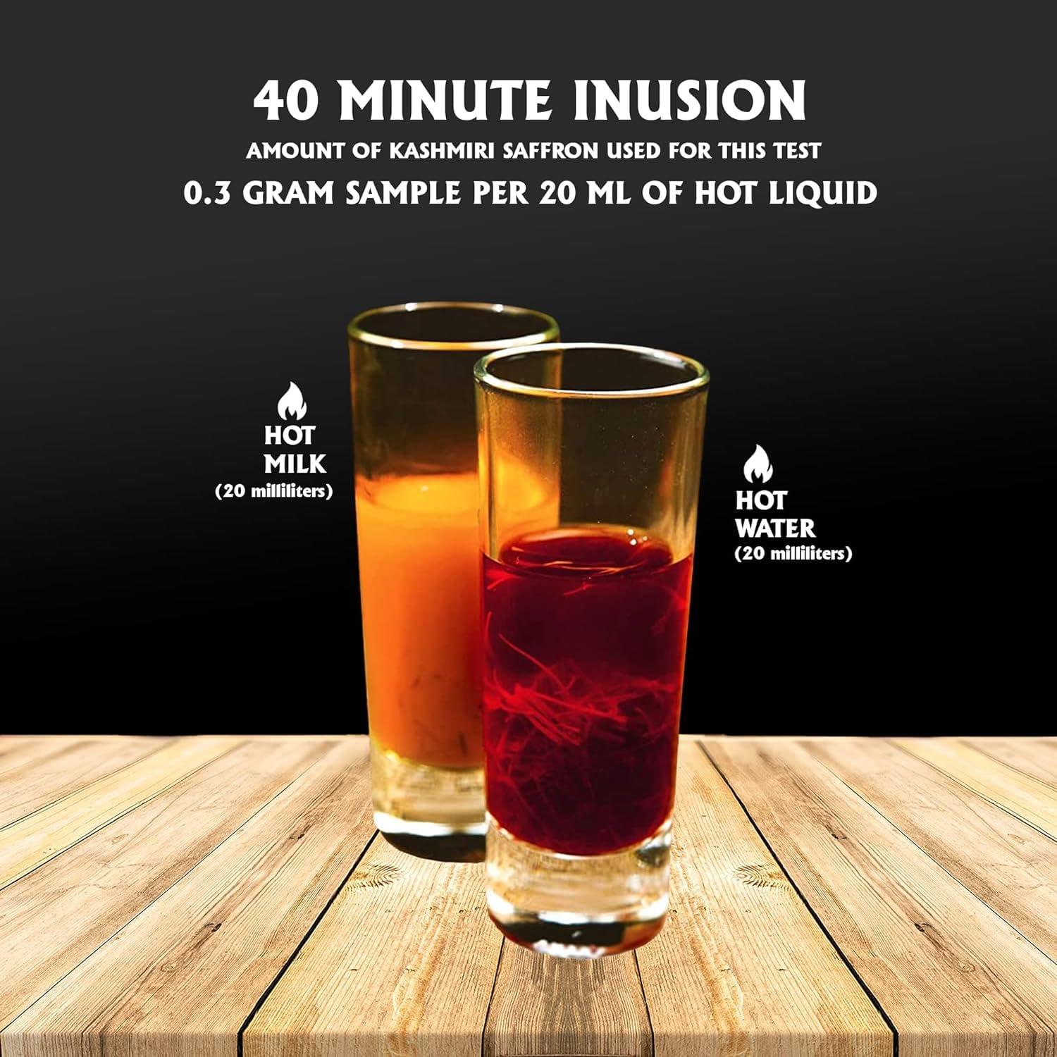 Generic Original Kashmiri Saffron 3g / kungumapoo, kesar (Grade A+++) kumkuma puvvu for Pregnant Women/Cooking/Skin/Pooja Pack of 3, (3 X 1g)