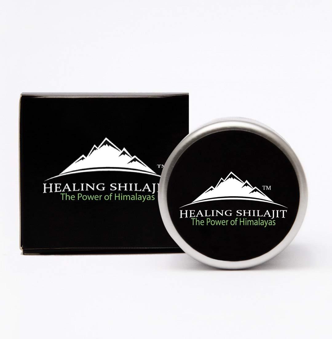 Himalayan Healing Shalajeet 10 Grams of Real Shilajit - Asphaltum - Purified Mineral Pitch - The Purest, Strongest Resin Ship Straight from 16,000 Feet to You - 10-Grams