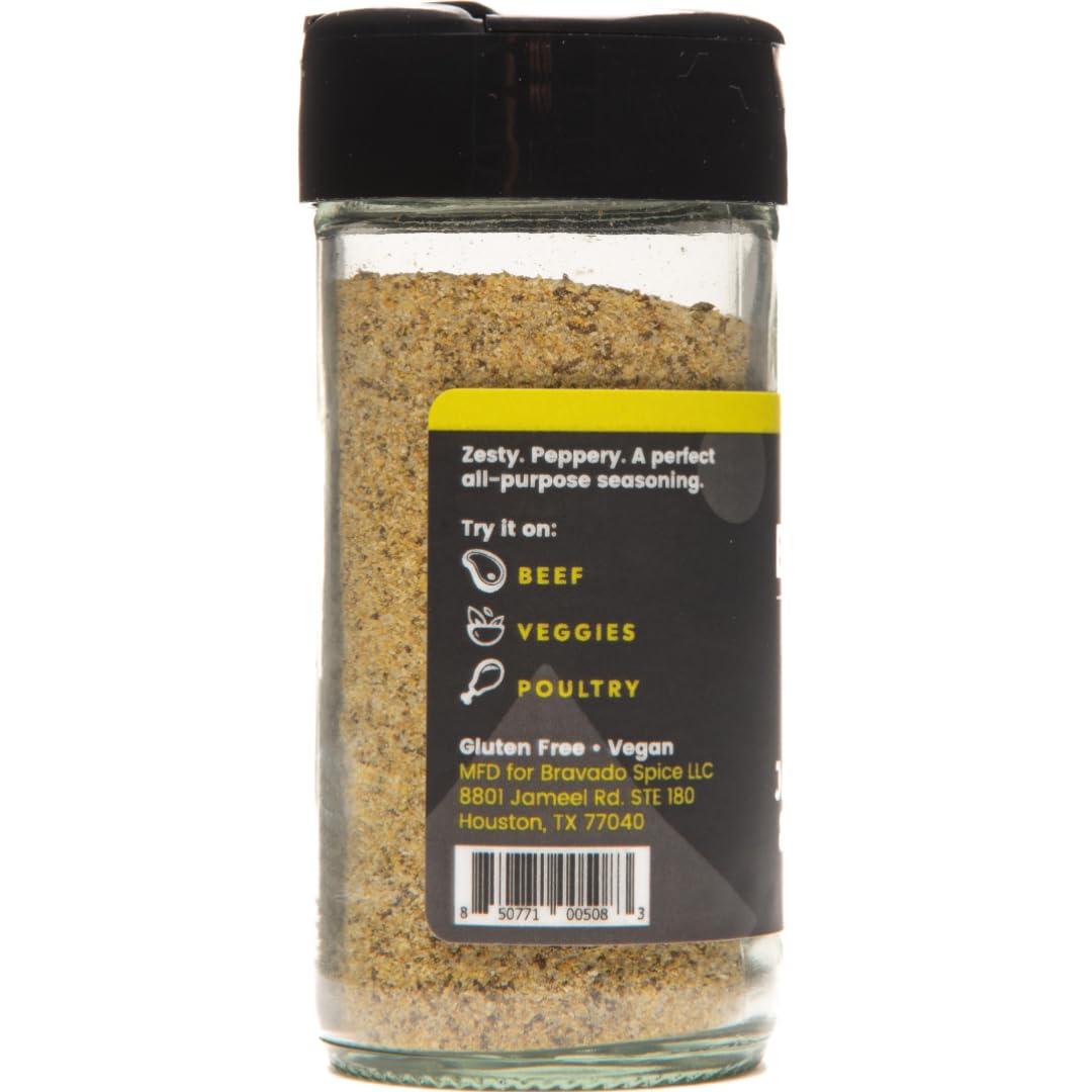 Bravado Spice Jalapeno & Garlic Seasoning By Bravado Spice Gluten Free, Vegan, Low Carb Paleo All Natural 3 oz All Seasoning Bottle Award Winning Gourmet All Purpose Seasoning