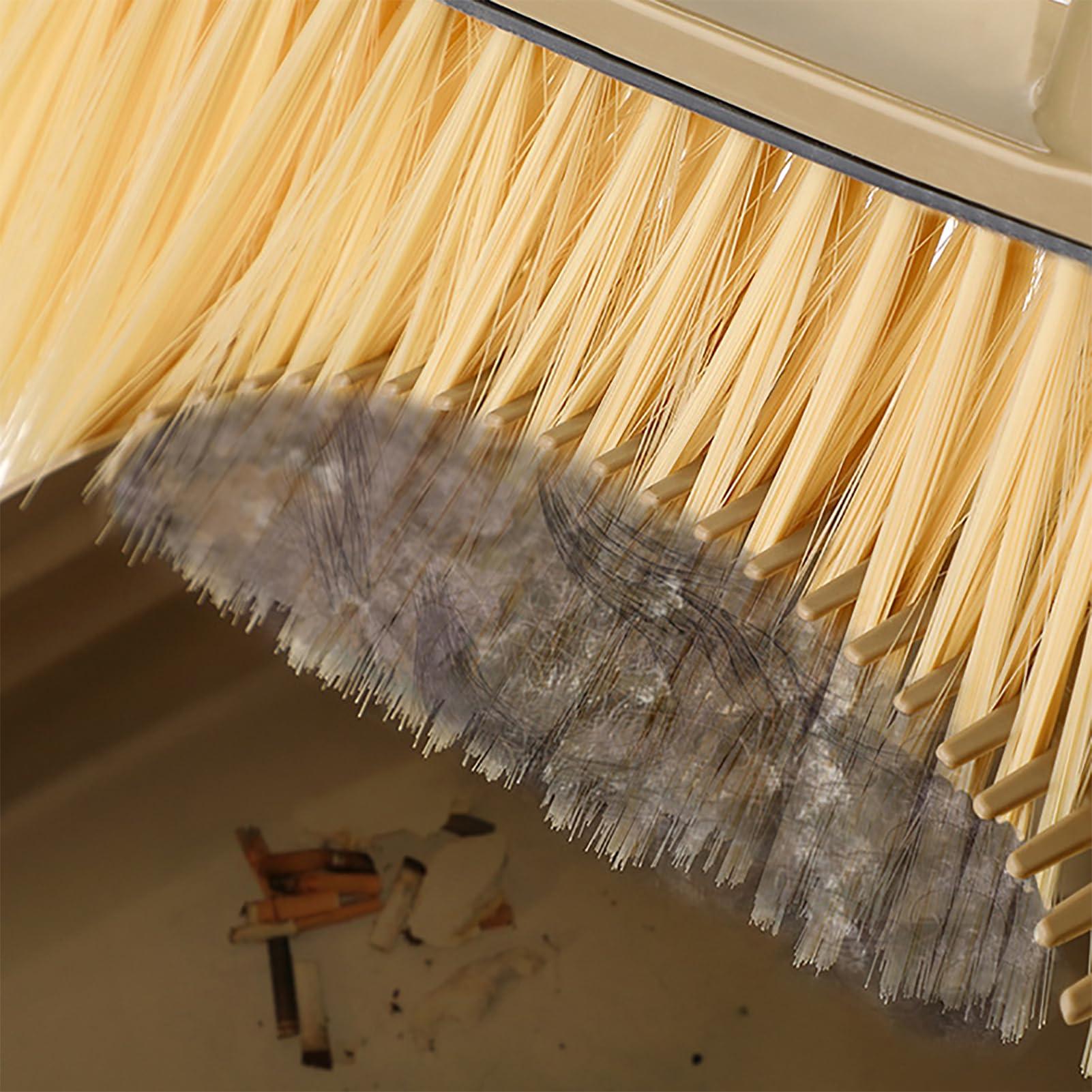 shenruifa Indoor Broom Soft Bristle Sweeping Brush,Sweeping Broom Efficient Cleaning High Toughness Soft for Bathroom Kitchen