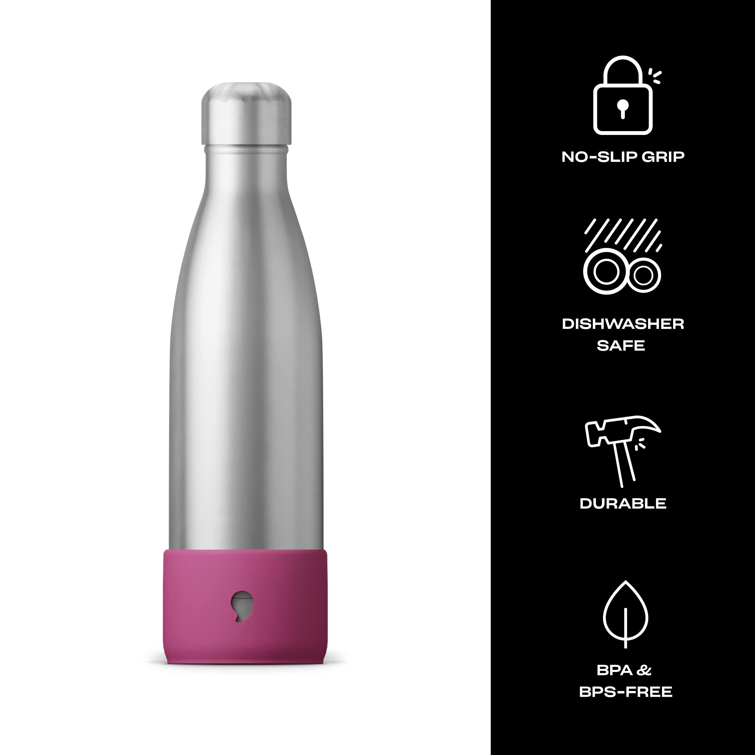 S'well S'well Small Water Bottle Bumper Pink Fits 17 ounces Bottles Keep Your Protected On The Go Easy Slide On and No Slip Grip