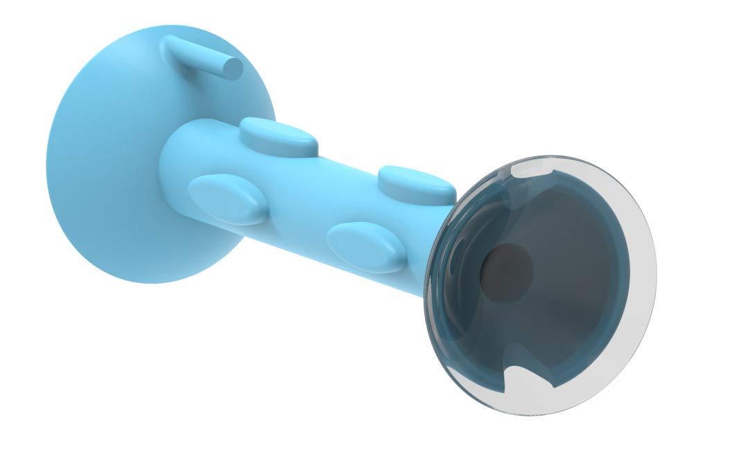 OptiWand 2 Pack - Small Portable Soft Contact Lens Removal & Insertion Tool - Silicone Rubber Eye Lens Inserter & Remover Device with Pincher End & Finger Grips - Safe & Easy to Use, Travel Size  1.75\"