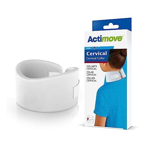 Actimove Actimove Kids Cervical Collar for Girls & Boys | Soft Foam Pediatric Neck Brace for Sleeping - Relieves Neck Pain & Spine Pressure, Neck Collar Brace Support After Whiplash or Injury | White, Infant