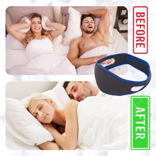 Perfect Life Ideas Stop Snoring Chin Strap for Cpap Users - Chin Strap for Snoring to Get The Rest You Deserve - Easy to Put On and Comfortable to Sleep in Anti Snoring Chin Strap Men