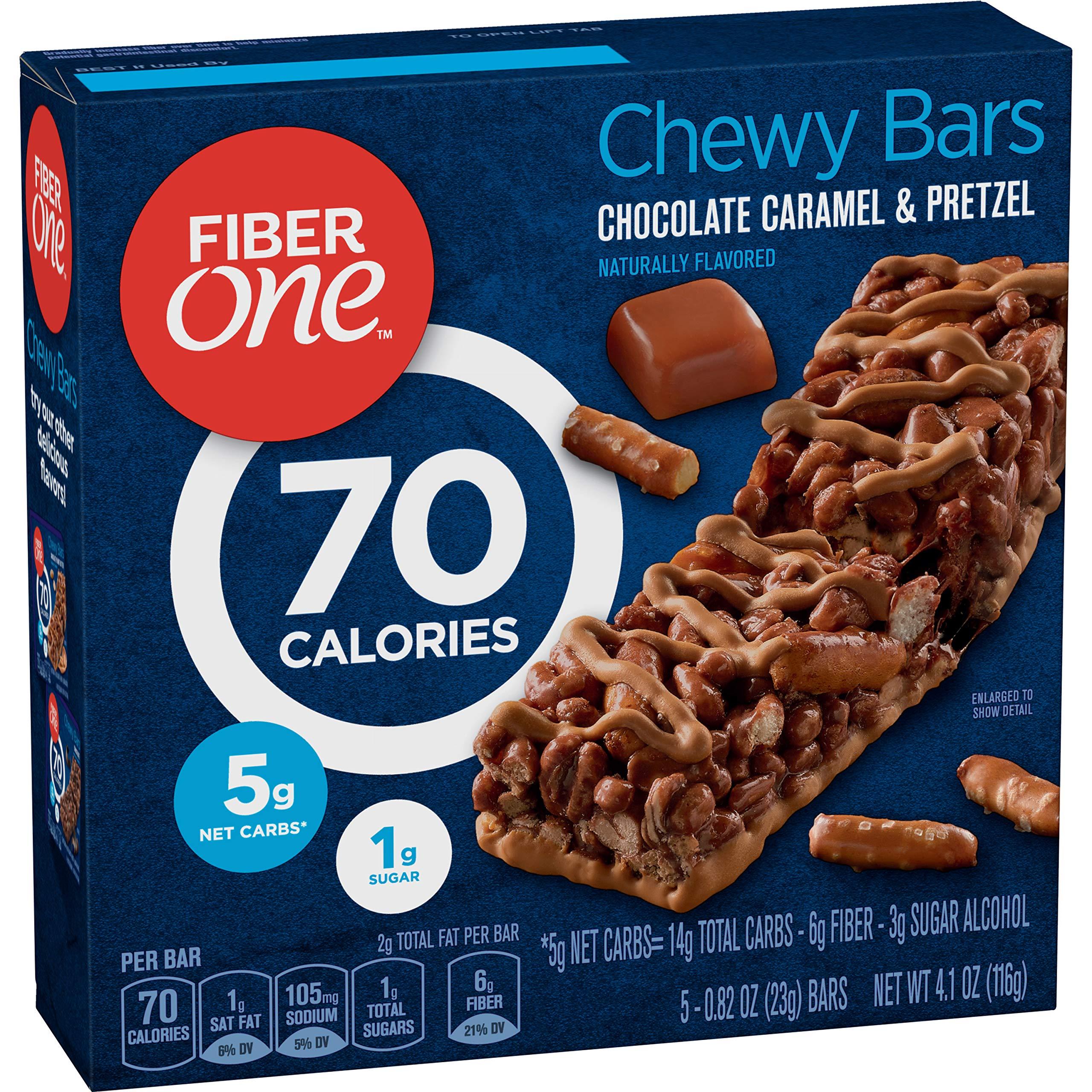 Fiber One Fiber One 70 Calorie Chocolate Caramel & Pretzel, 5 Bars
