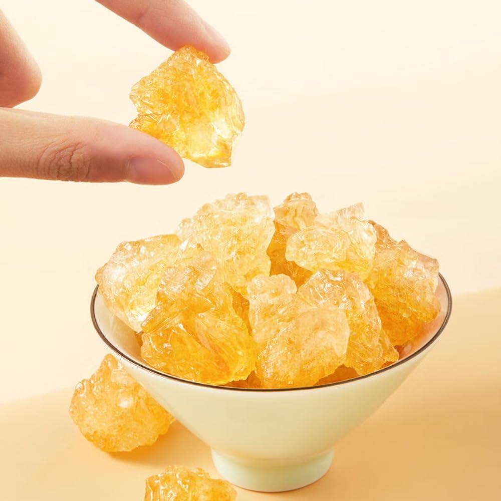cn herb Small Yellow Rock Candy Soup Dessert Polycrystalline Rock Candy Old Rock Candy Sucrose Bag
