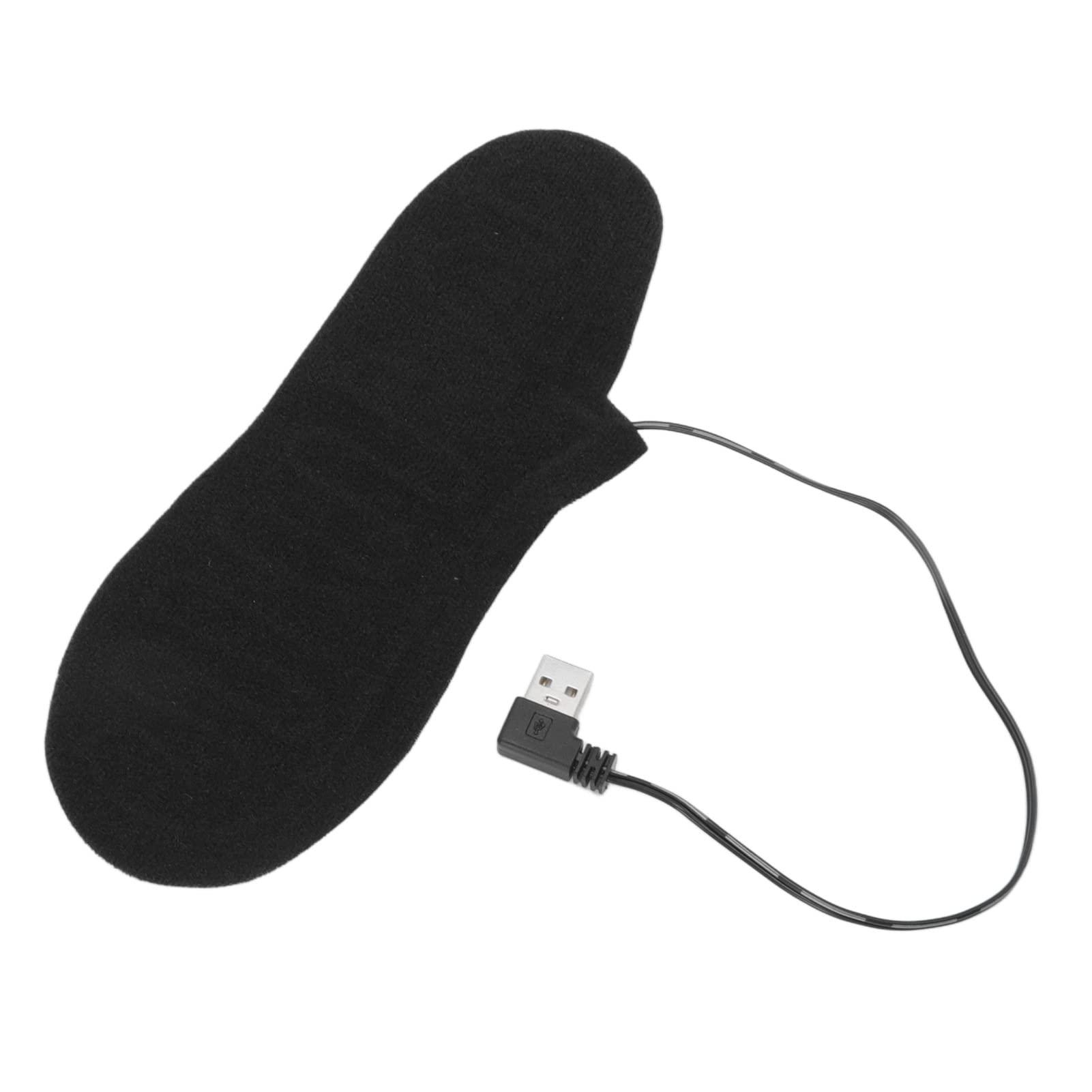 Walfront Electric Heated Insoles Foot Heated Insoles, Electric Heated Insoles Warmers for Men and Women Rechargeable, Heating Shoe Inserts, High Temperature