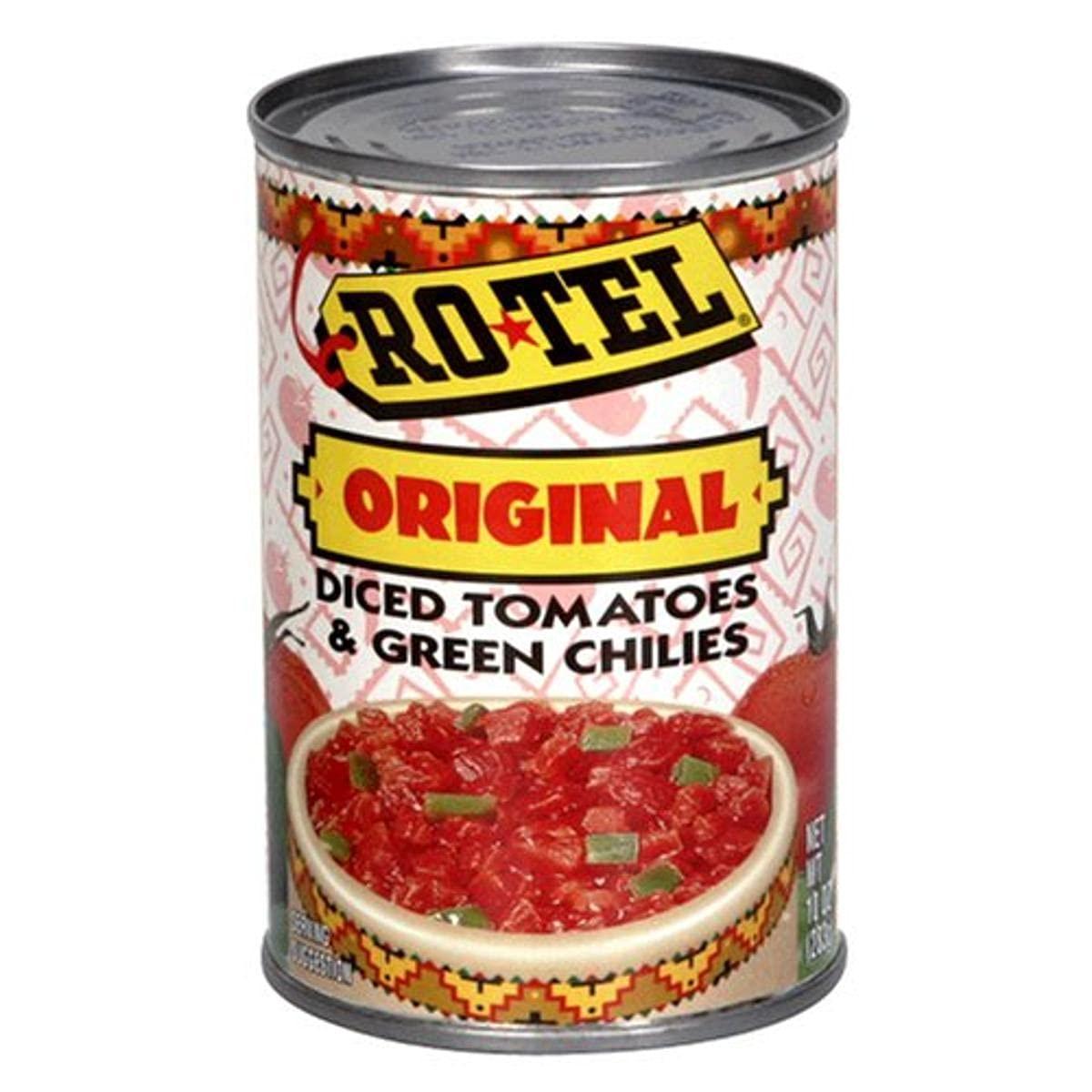 Ro-Tel Rotel Tomato & Green Chilies, Diced, 10-Ounce Cans (Pack of 12)