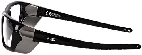 Colortrieve Phillips Q200 Radiation Protective Eye Glasses - Wrap Around Plastic Rectangle Frame, Medium