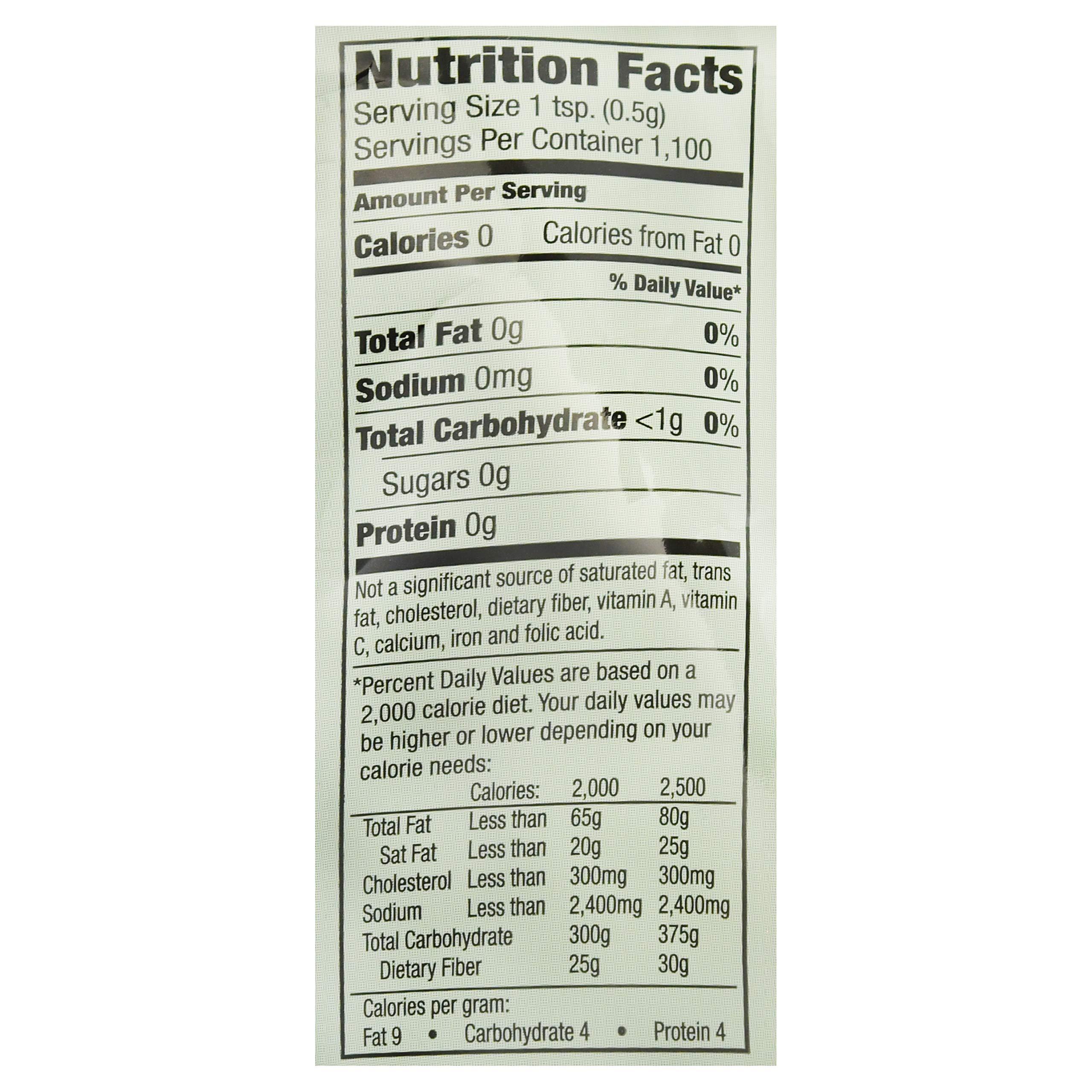 Great Value Great Value Granulated No Calorie Stevia Sweetener, 19.4oz Resealable Pouch (Pack of 2)