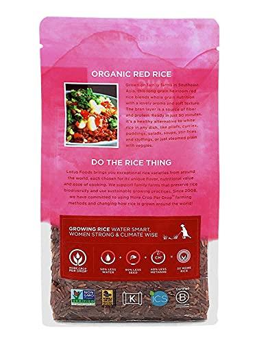 Lotus Foods Lotus Foods Organic Red Rice, slightly nutty flavor, 15 Ounce