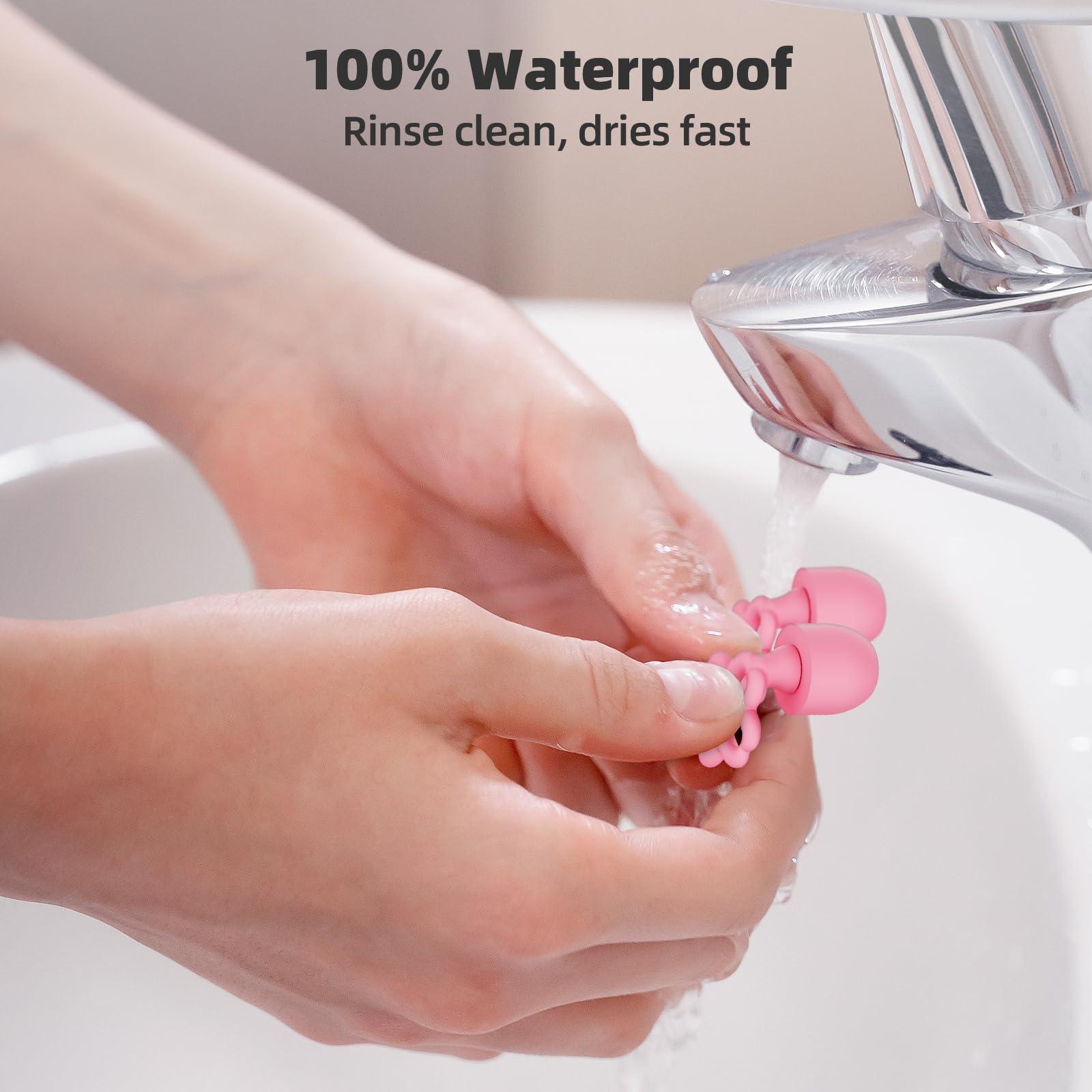 Promise Promise CloverTunes Ear Plugs for Noise Reduction,Super Soft, Reusable Hearing Protection for Concerts & Festivals, Live Events, Musicians, Sports, DJs and Nightlife,Sleep, Tinnitus Relief(Pink)