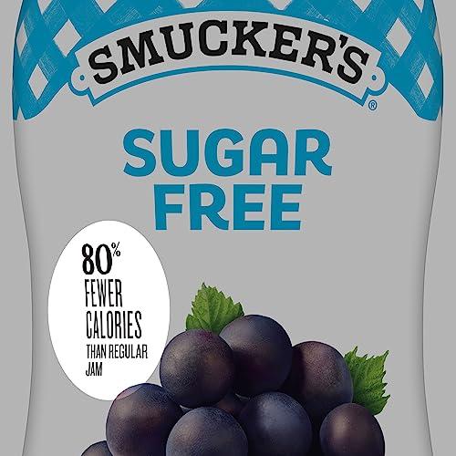 Smucker\'s Smuckers Squeeze Sugar Free Concord Grape Jam, 16.5 oz. Bottle, 12 Count