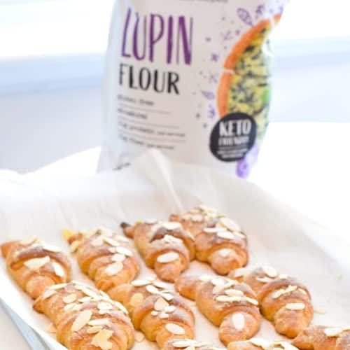 MODERN MOUNTAIN Lupin Flour (3 lb) Low-Carb Flour, 2g Net Carbs Per Serving, Improve Keto-Friendly Baked Goods, High in Protein and Fiber, Keto, Gluten-Free, Non-GMO