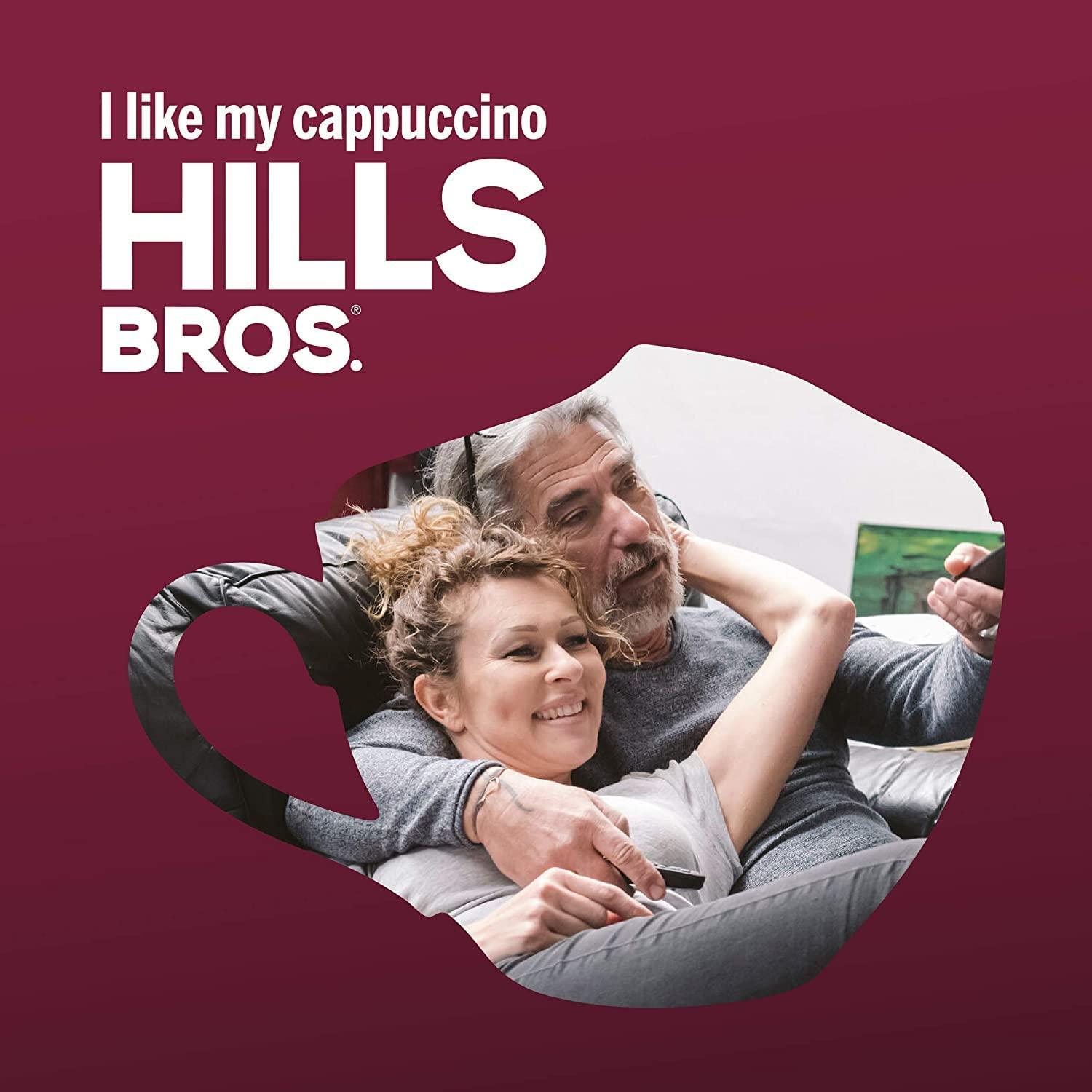 Hills Bros Hills Bros. Instant Cappuccino Mix, Double Mocha 16 Ounces- Frothy, Decadent Cappuccino with a Deep, Rich Chocolate Flavor (Pack of 3)