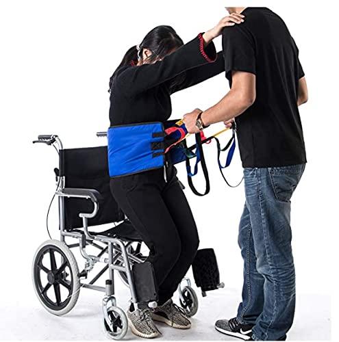 Kangwell Kangwell Patient Lift Belt Assistance Belt with 5 Colors Handles(73Inch), Non-Slip Transfer Belt, for Medical Lifting Assistance, Gait Belts for Physical Therapy (Black)