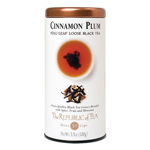 The Republic of Tea The Republic of Tea Cinnamon Plum Black Full-Leaf Tea, 3.5 Ounces / 50-60 Cups