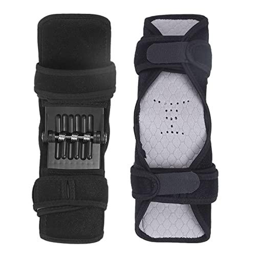 Brrnoo Brrnoo Knee Booster, Knee Brace Joint Support Spring Knee Stabilizer Pad, Power Knee Brace for weak Legs Old Cold Leg Sports Training Squat, Knee Climbing And Climbing Stairs