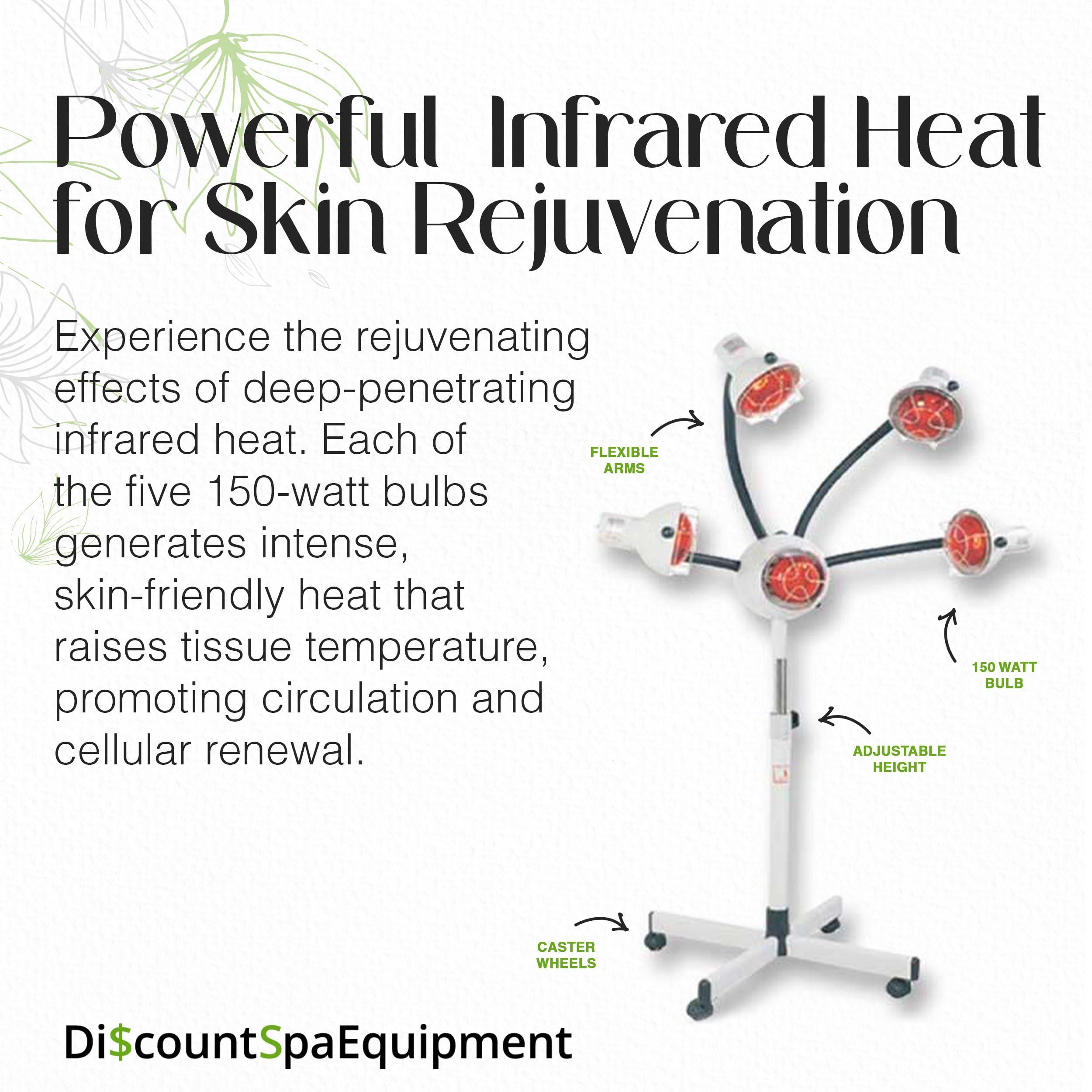 Discount Spa Equipment 5 Head Infra Red Lamp