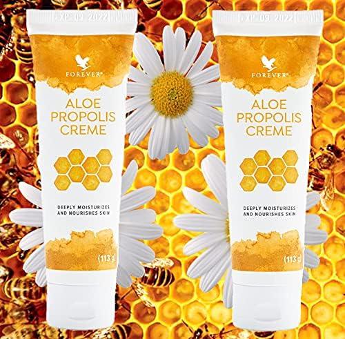 Forever Living Products Forever Living - Aloe Propolis Creme - Skin Nourishment with Aloe Vera & Bee Propolis - Moisturizing Cream with Vitamins A, E, and C - 4 oz (2 Pack)