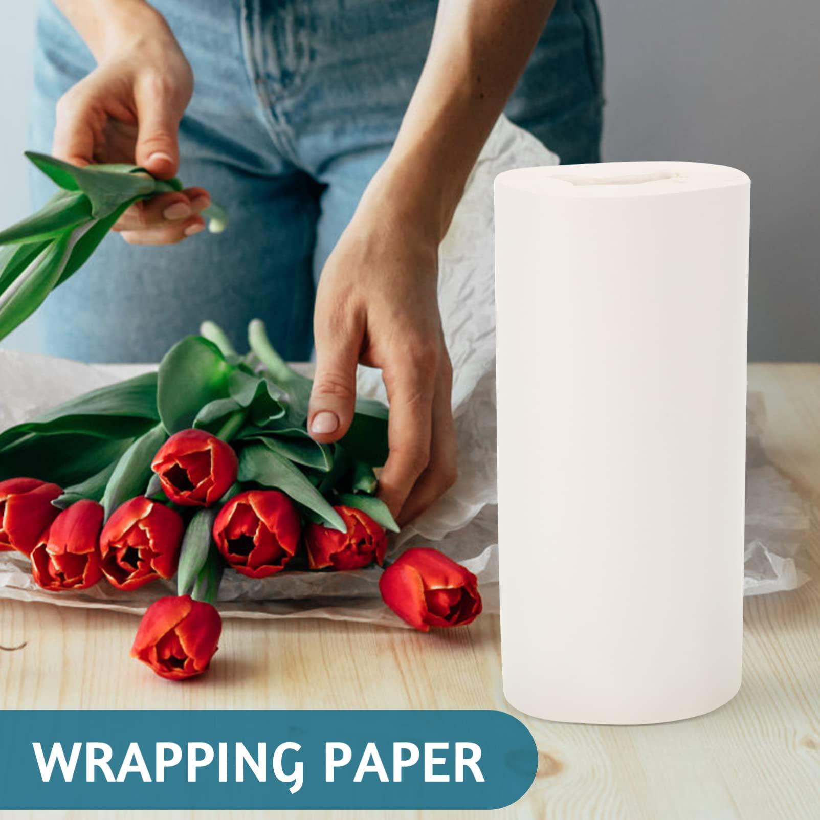 EXCEART EXCEART Tissue Paper Bulk White Wrapping Paper Roll: Clothes Wrapping Tissue Paper Shoes Wrapping Paper for Storing and Preserving Clothes Textiles Linens Present Wrap Wrapping Paper Storage