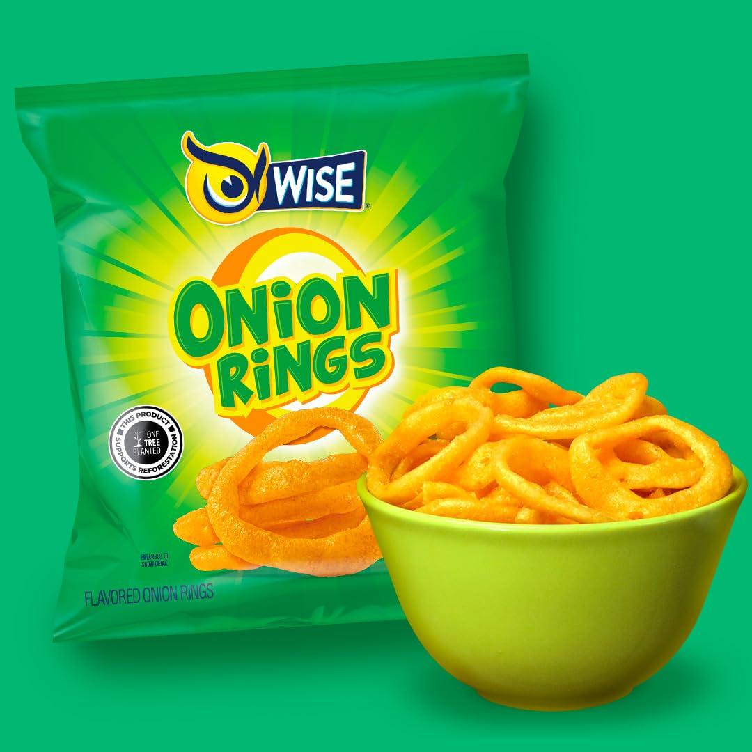Wise Wise Snacks Onion Rings 5.85 Ounce (12 Count), Gluten Free
