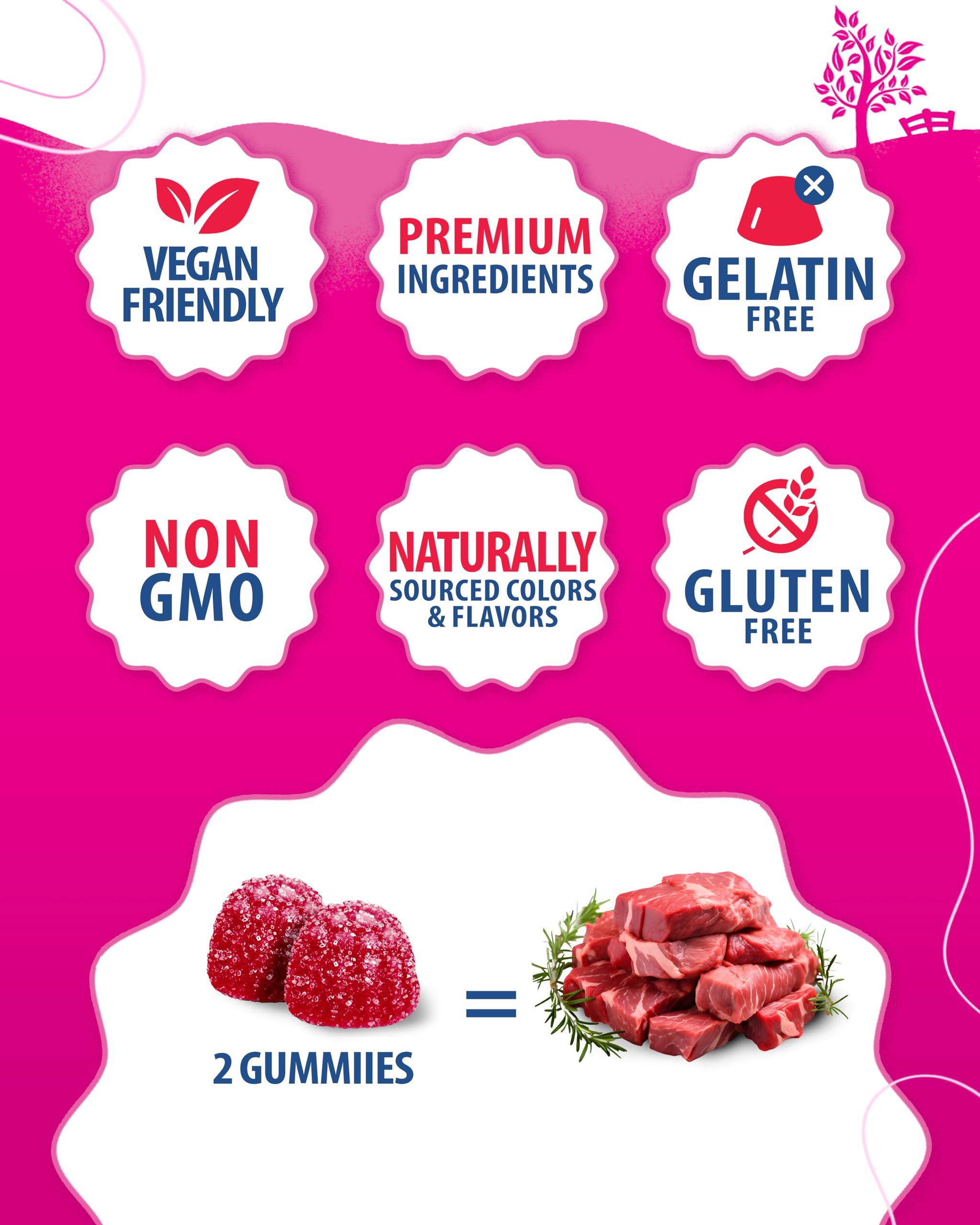 SUNNY SAM Zinc Gummies for Adults - Zinc Chewable Gummy for Immune Support - Powerful Natural Antioxidant Non-GMO Supplement for Children Men Woman Adults