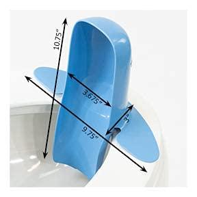 Raz Whizard Urine Deflector for toilet and commode, pee guard for toilet, toilet training for kids and adults, splash guard for kids, toilet seat splash guard